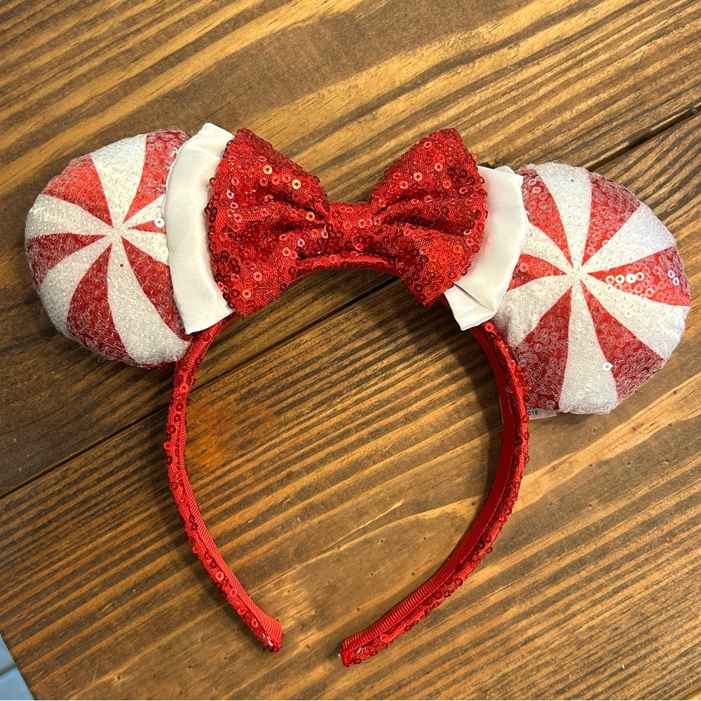 DISNEY Peppermint Minnie Ears